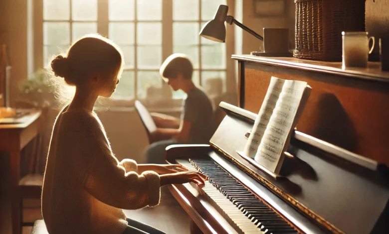 Learning to play the piano